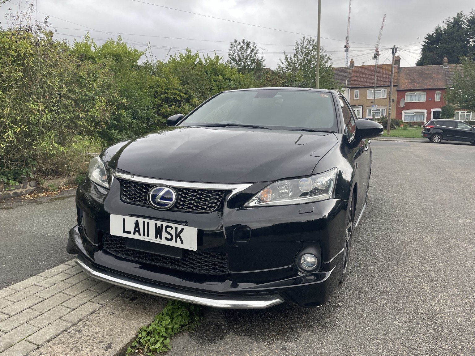 2012 Lexus CT200h F Sport in black